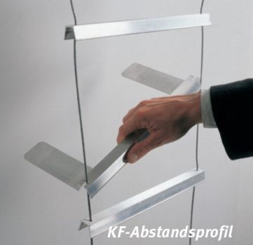  Kletter-Fix - KF-Abstandsprofil zum Einklemmen  