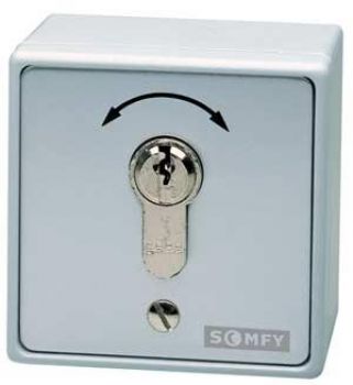 Somfy Schlüsseltaster Aufputz oder Unterputz für alle Garagentorantriebe