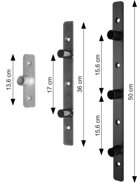 Sträb Seitenteile für Einzelstrebe zum Sicherheitsgitter - Baukasten